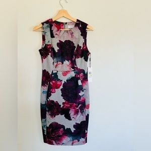 NWT Calvin Kline Sleeveless Midi Dress